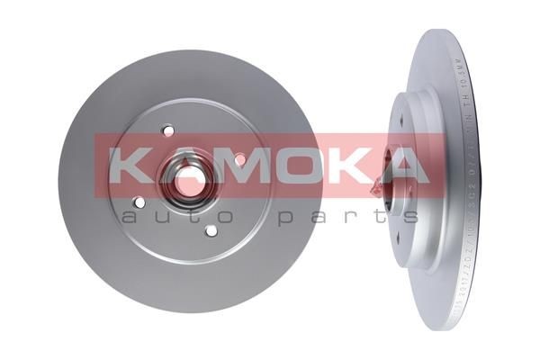 KAMOKA 1031079 Disco de freno Eje trasero, 268x12mm, 4x108, macizo, revestido