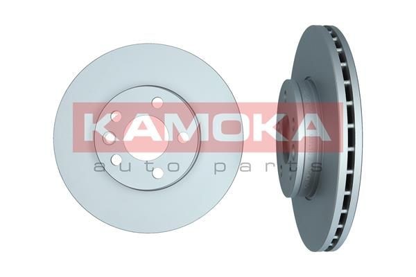 KAMOKA 1031109 Kit dischi freno Assale anteriore, ventilato, rivestito Volkswagen SHARAN 2018 di qualità originale