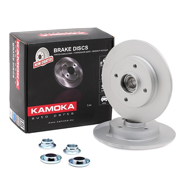 KAMOKA 1031132 Brake disc Rear Axle, 250x9mm, 4x108, solid, Coated