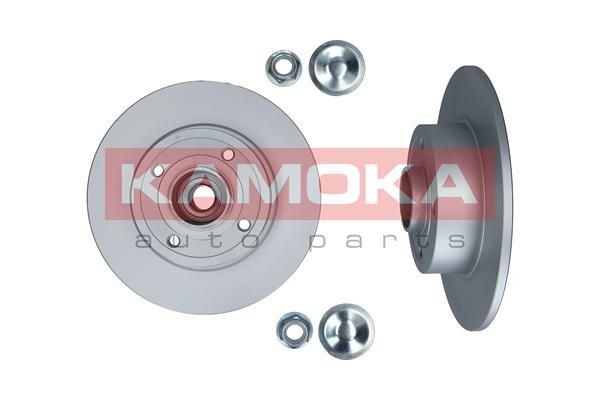 KAMOKA 1031135 Brake disc Rear Axle, 240x8mm, 4x100, solid, Coated