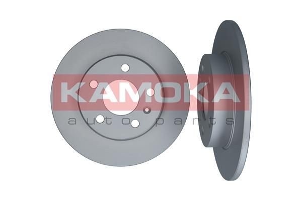 1032088 KAMOKA Brake rotors FORD USA Rear Axle, 264x10mm, 5x110, solid, Coated