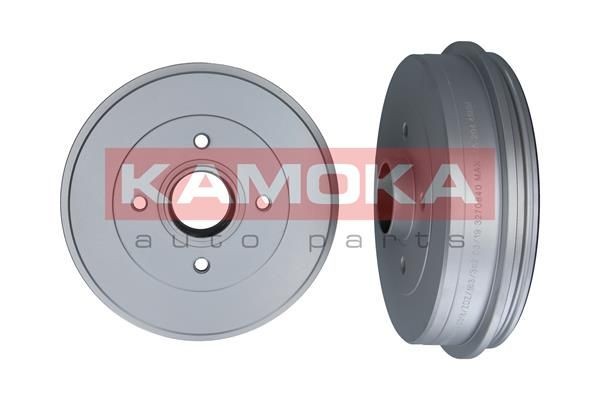KAMOKA 104014 Coppia tamburi freno senza anello sensore ABS, senza cuscinetto ruota, 234mm, Assale posteriore Nissan QASHQAI 2009 di qualità originale