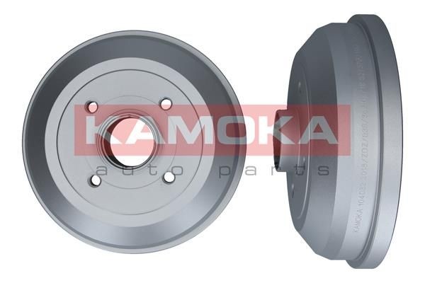 KAMOKA 104032 Brake Drum without wheel bearing, without ABS sensor ring, 228mm, Rear Axle