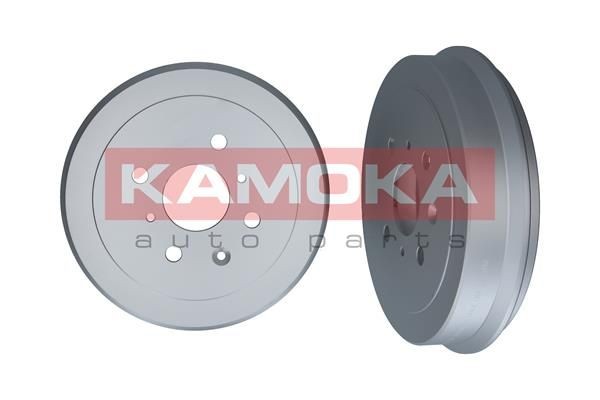 KAMOKA 104040 Brake Drum without wheel bearing, without ABS sensor ring, 233mm, Rear Axle