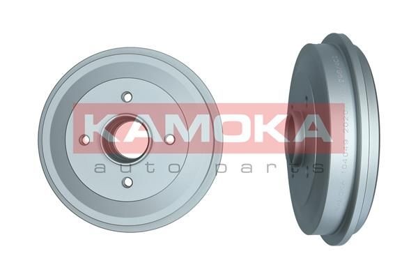 KAMOKA 104049 Brake Drum without wheel bearing, without ABS sensor ring, 244mm, Rear Axle