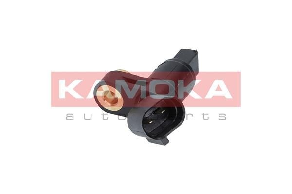 KAMOKA 1060037 Sensor ABS de revoluciones de la rueda Eje delantero, izquierda, sensor pasivo, 68mm