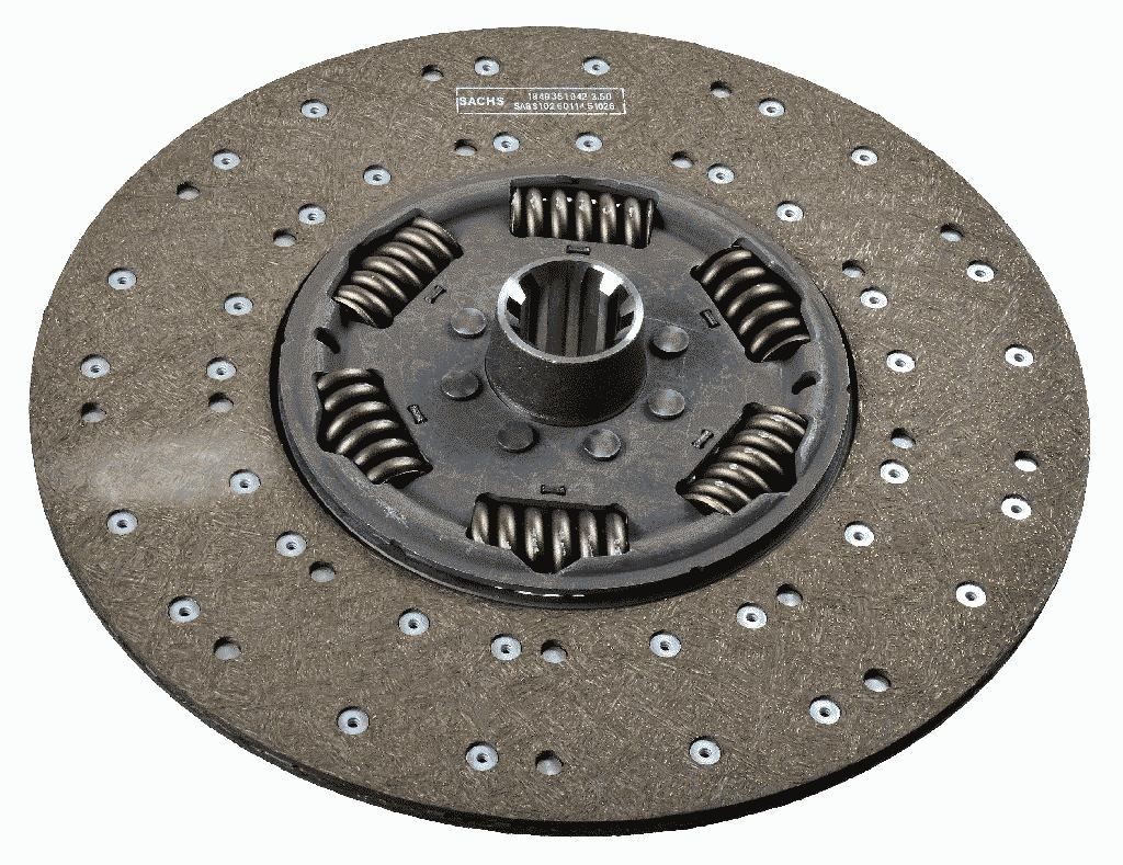 1878 054 951 SACHS Clutch disc IVECO 430mm, Number of Teeth: 10