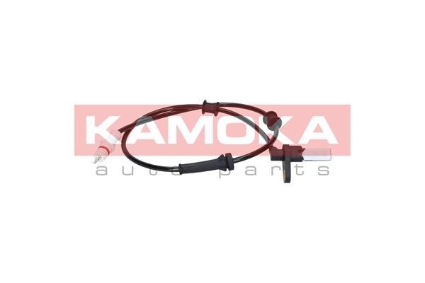 KAMOKA 1060392 ABS sensor Rear Axle Left, Hall Sensor, Active sensor, 734mm