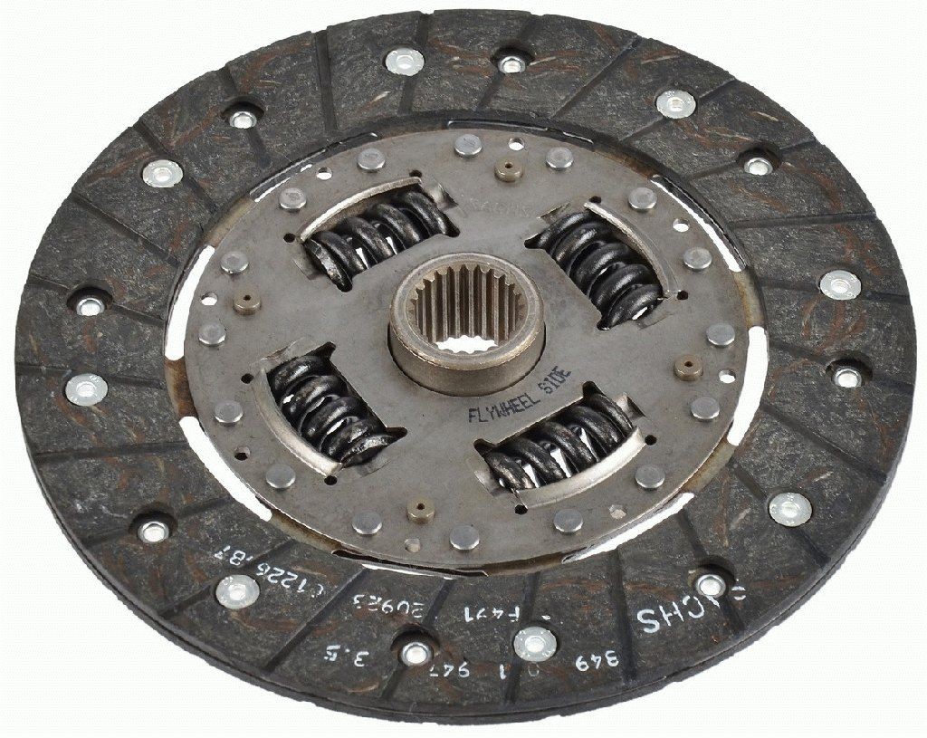 SACHS 1878 077 842 Clutch Disc 200mm, Number of Teeth: 24
