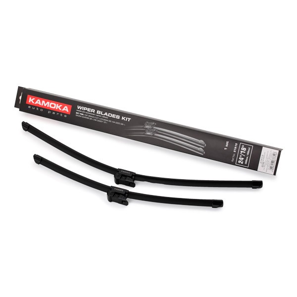 KAMOKA Flat 27A13 Wiper blade 600, 450 mm Front, Beam, for left-hand drive vehicles