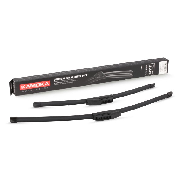 KAMOKA 27E07 Wiper blade 600, 475 mm Front, for left-hand drive vehicles