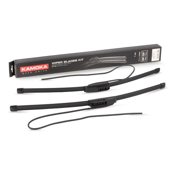 KAMOKA 27E28 Wiper blade 600 mm Front, with integrated washer fluid jet