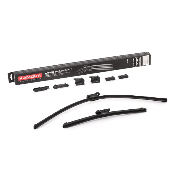 KAMOKA Flat 27F01 Wiper blade 650, 375 mm Front, Beam, with spoiler, for left-hand drive vehicles