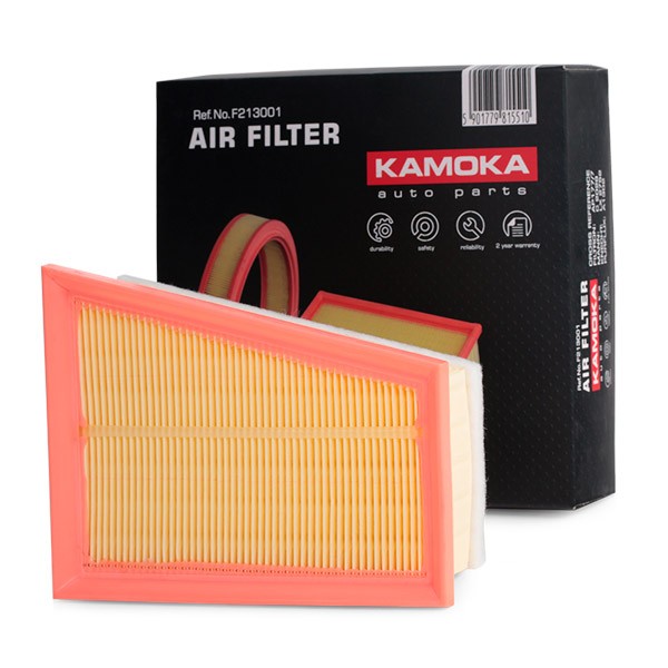 KAMOKA F202101 Air filter 80mm, 176mm, tetragonal, Air Recirculation Filter