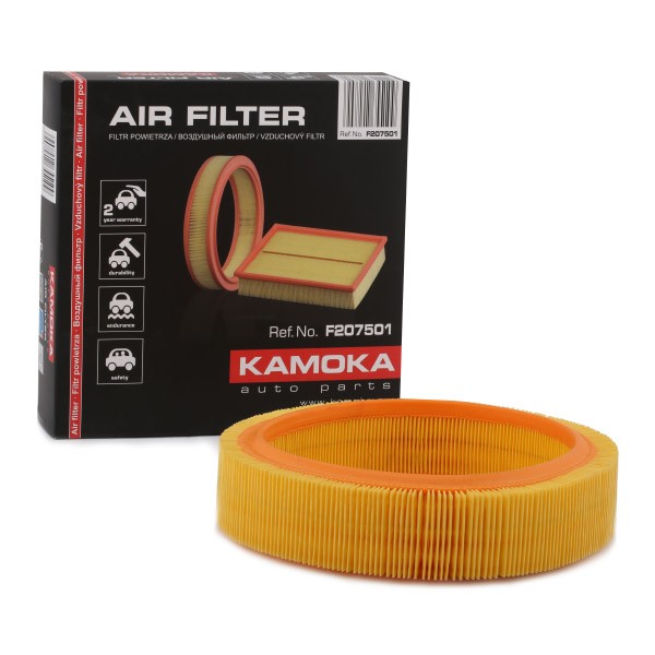 KAMOKA 62mm, 264mm, Cylindrical, Air Recirculation Filter Height: 62mm Engine air filter F207501 buy