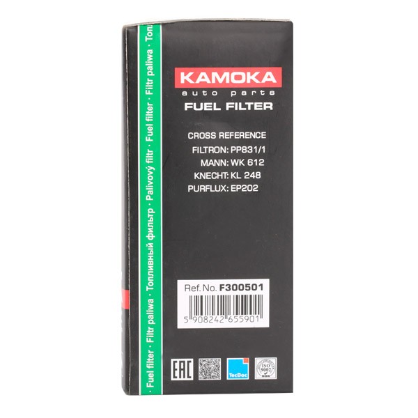 KAMOKA In-Line Filter, Petrol, 8mm, 8mm Height: 138mm Inline fuel filter F300501 buy