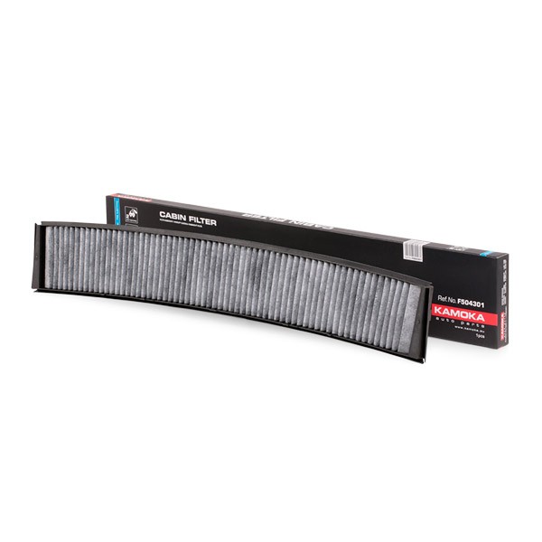 KAMOKA Fresh Air Filter, Activated Carbon Filter, 671 mm x 94 mm x 20 mm Width: 94mm, Height: 20mm, Length: 671mm Cabin filter F504301 buy