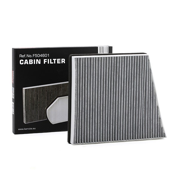 KAMOKA F504601 Pollen filter Fresh Air Filter, Activated Carbon Filter, 310, 232 mm x 254 mm x 34 mm