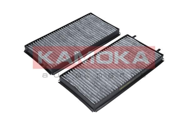 KAMOKA F505601 Pollen filter Fresh Air Filter, Activated Carbon Filter, 322 mm x 172 mm x 30 mm