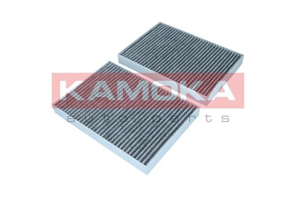 KAMOKA F506301 Air conditioner filter Fresh Air Filter, Activated Carbon Filter, 261 mm x 184 mm x 30 mm
