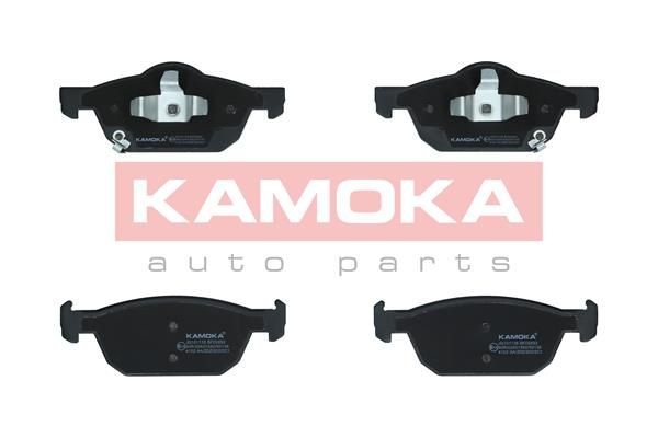 KAMOKA JQ101138 Brake pad set Front Axle, with acoustic wear warning