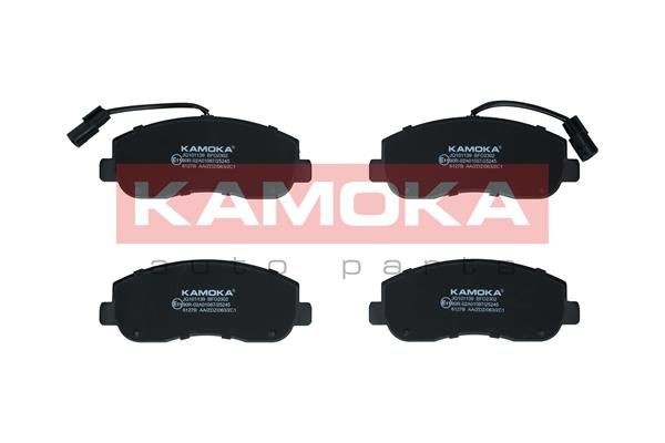 KAMOKA JQ101139 Brake pad set Front Axle, incl. wear warning contact