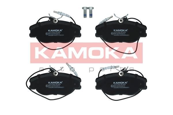 KAMOKA JQ1012000 Brake pad set Front Axle, incl. wear warning contact