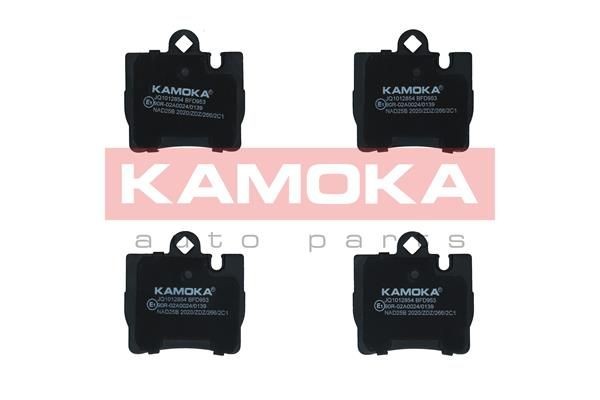 KAMOKA JQ1012854 Brake pad set Rear Axle, excl. wear warning contact