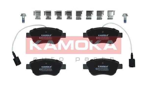23705 KAMOKA JQ1012932 Disc pads Fiat 500 312 1.3 D Multijet 75 hp Diesel 2007 price