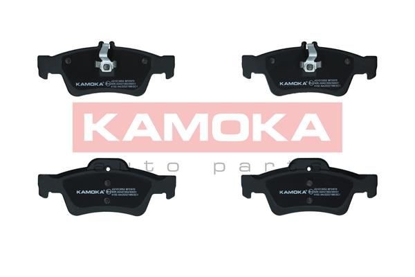 KAMOKA JQ1013052 Brake pad set Rear Axle, excl. wear warning contact