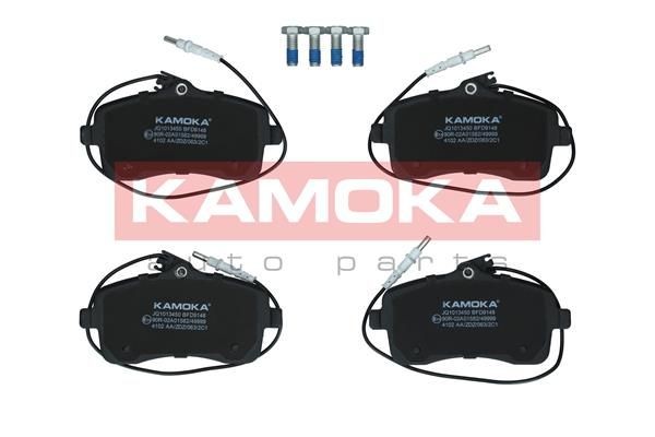 KAMOKA JQ1013450 Brake pad set Front Axle, incl. wear warning contact