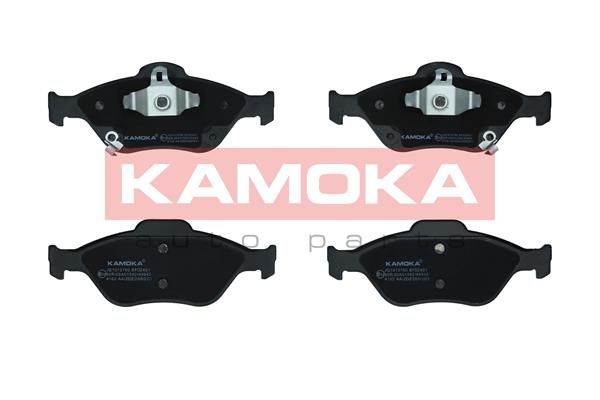 KAMOKA JQ1013780 Brake pad set Front Axle, with acoustic wear warning