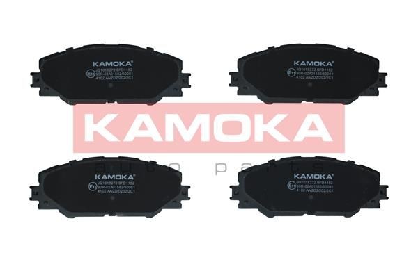 KAMOKA JQ1018272 Brake pad set Front Axle, excl. wear warning contact