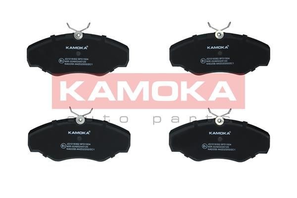 23099 KAMOKA Front Axle, excl. wear warning contact Height: 62mm, Width: 145mm, Thickness: 18mm Brake pads JQ1018362 buy