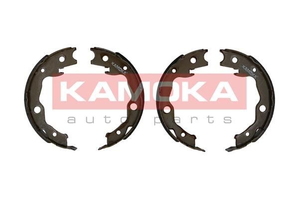 653012 KAMOKA Rear Axle, without lever Width: 32mm Brake shoe set, parking brake JQ212035 buy