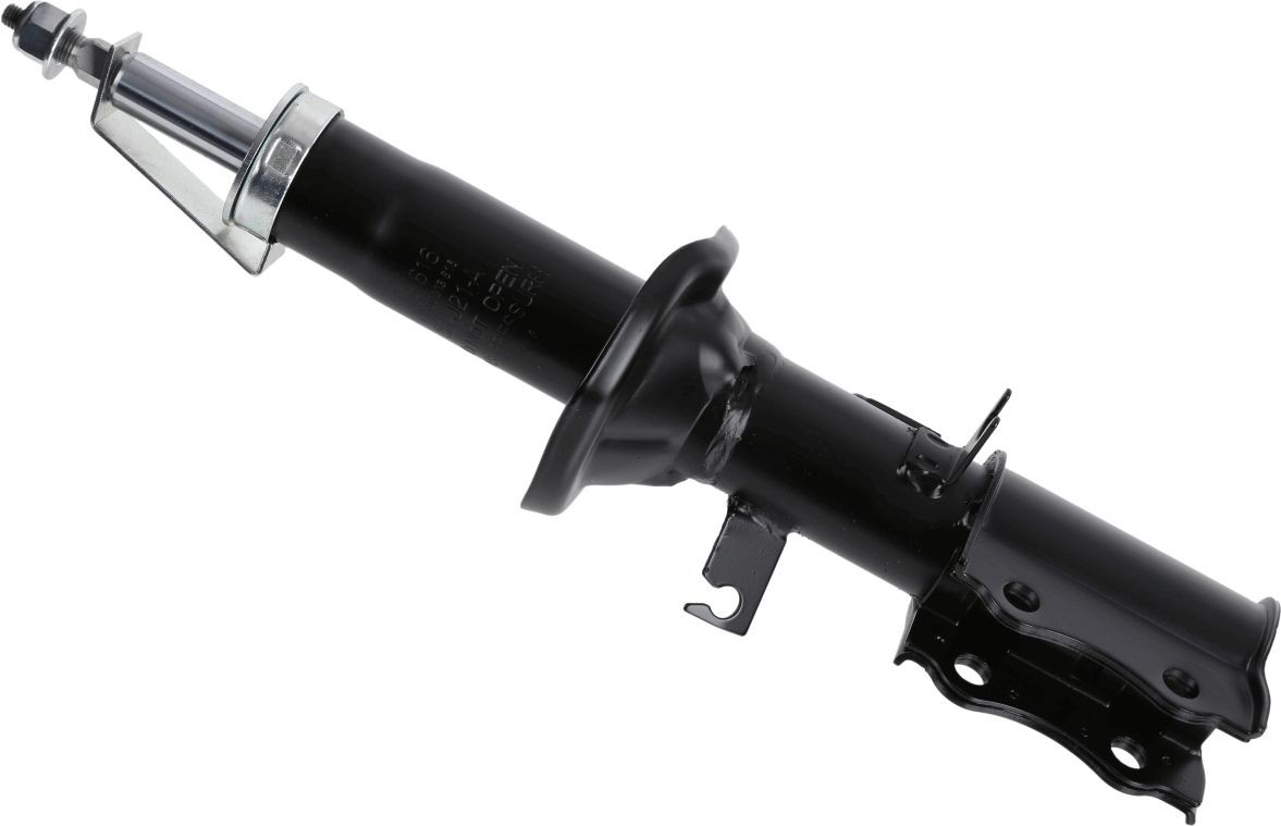 SACHS 313 616 Shock absorber Left, Gas Pressure, Twin-Tube, Suspension Strut, Top pin