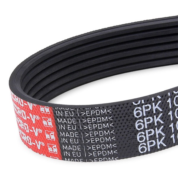 GATES 6PK1095 Aux belt 1098mm, 6, G-Force™ C12™ CVT Belt