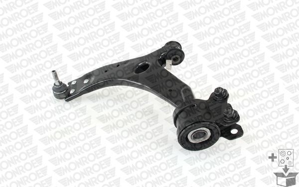 L10550 MONROE Control arm FORD with ball joint, with rubber mount, Control Arm, Cone Size: 18 mm
