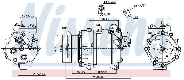 NISSENS 96942 Ladeluftkühler für IVECO EuroCargo I-III LKW in Original Qualität
