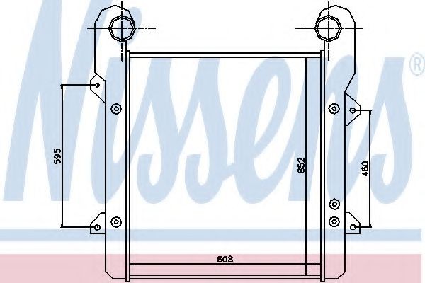 96974 NISSENS Ladeluftkühler für ISUZU online bestellen