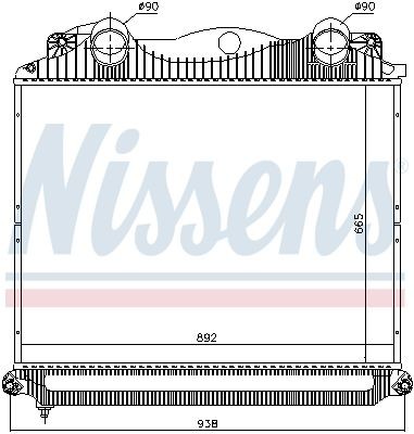 NISSENS Intercooler, charger 97034 buy
