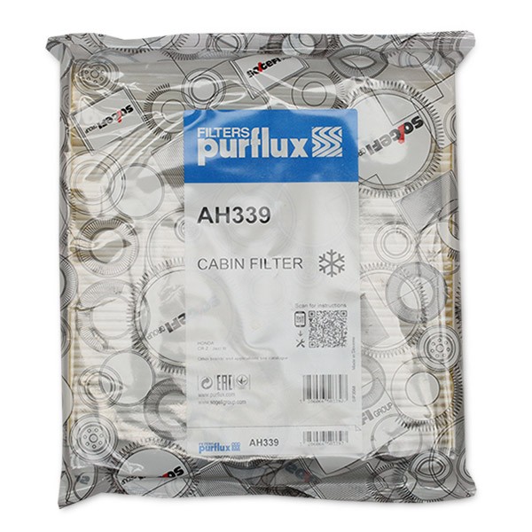 SIP3068 PURFLUX AH339 Pollen filter 80291-TF0-U01