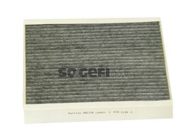 SIC3689 PURFLUX Activated Carbon Filter, 243 mm x 214 mm x 33 mm Width: 214mm, Height: 33mm, Length: 243mm Cabin filter AHC206 buy