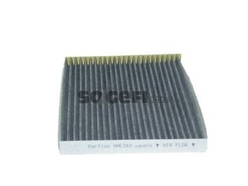 SIC3551 PURFLUX Activated Carbon Filter, 265 mm x 191 mm x 19 mm Width: 191mm, Height: 19mm, Length: 265mm Cabin filter AHC340 buy