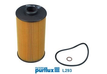 L293 PURFLUX Filtereinsatz Innendurchmesser: 25mm, Ø: 83mm, Ø: 83mm, Höhe: 161mm Ölfilter L293 günstig kaufen