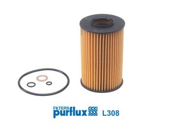 OEM-quality PURFLUX L308 Engine oil filter