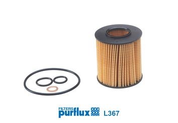 Original PURFLUX Engine oil filter L367 for BMW 1 Series
