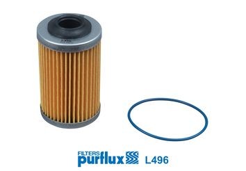 Original L496 PURFLUX Engine oil filter CHEVROLET