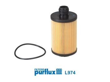 L974 Oil filter L974 PURFLUX Filter Insert