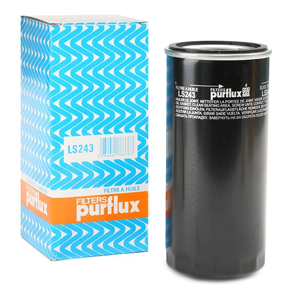 PURFLUX Oil filter LS243 for AUDI 80